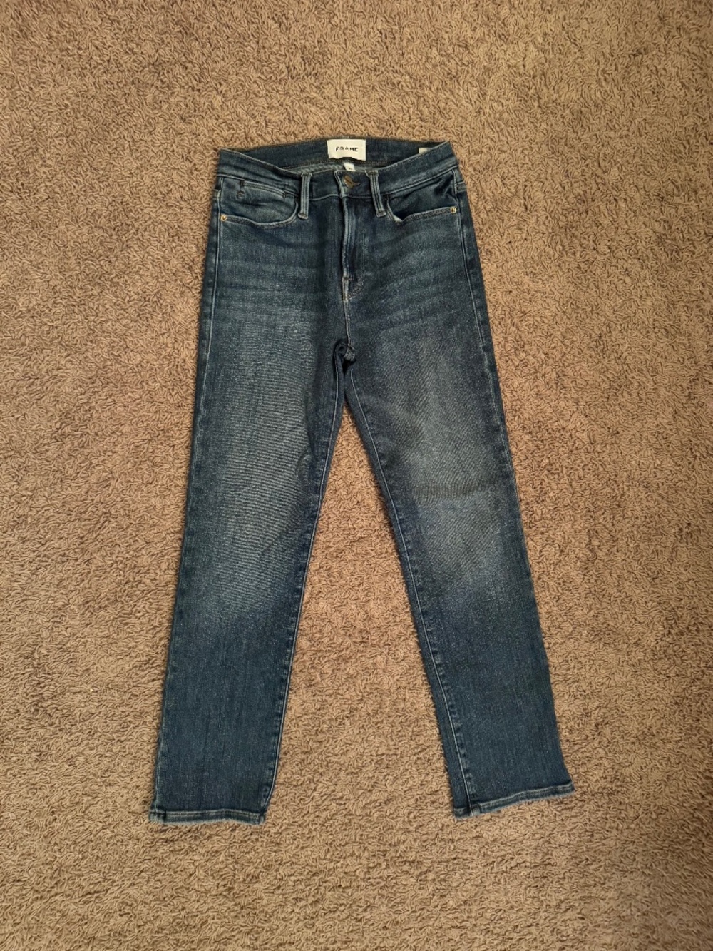 Frame Le High Straight leg Jean